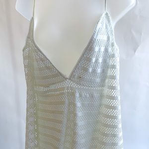 [NEW] shorts romper in white mesh with lining
